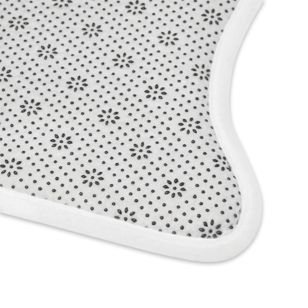 Pet Feeding Mat — Absorbent Bone-Shaped Placemat with 'PETS CLEEN' Logo